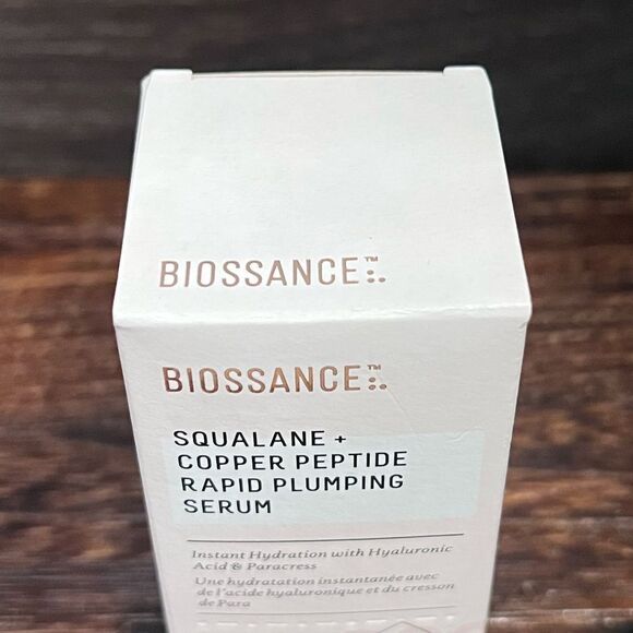 Biossance Squalane + Copper Peptide Rapid Plumping Serum, 50 ml. New in box! - Picture 9 of 10
